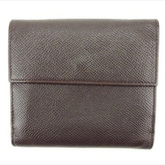 Bvlgari Wallet Purse Folding wallet Brown leather Woman Authentic Used - Picture 4 of 8